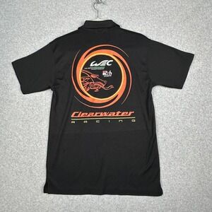 Clearwater Racing FIA WEC Polo Shirt‎ Size M 24th Le Mans DMS Automotive 1/4 Zip
